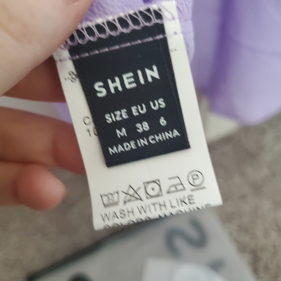 Doleman Sleeve Mock Neck Top Purple - Picture 9 of 14